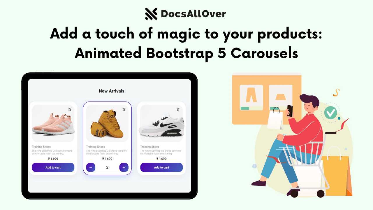 Docsallover - Add a touch of magic to your products: Animated Bootstrap 5 Carousels