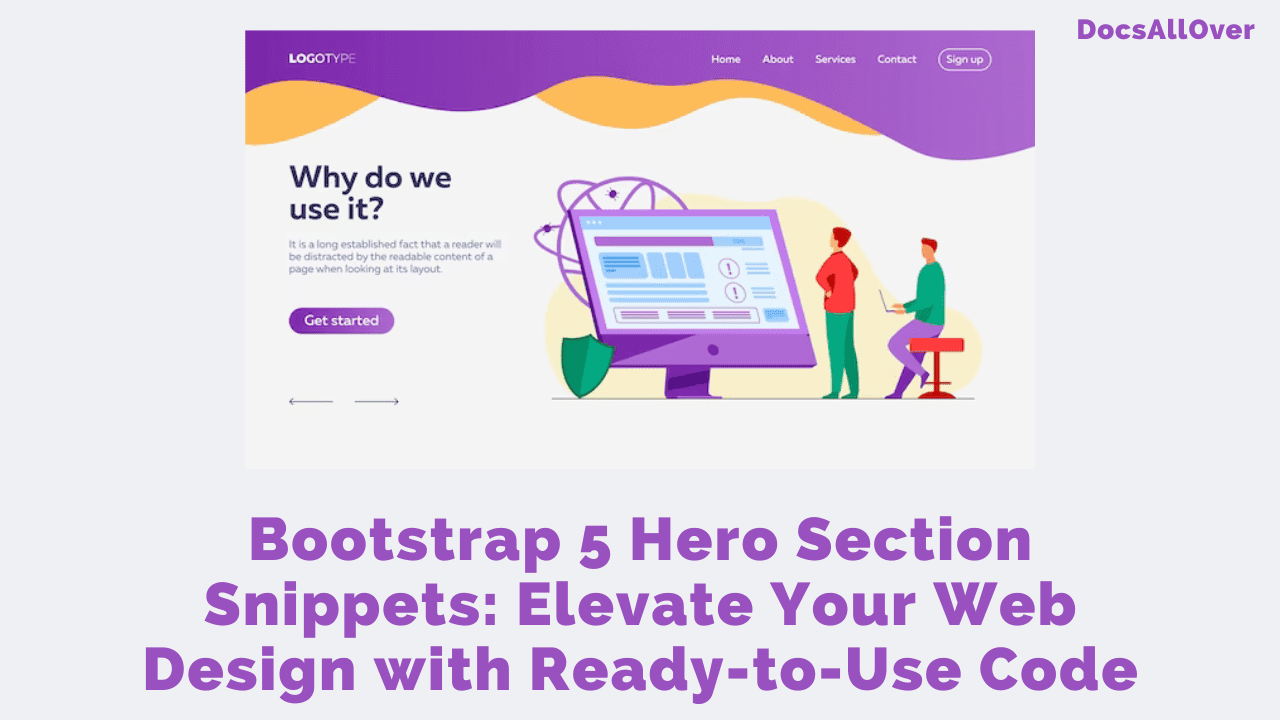 Docsallover - Bootstrap 5 Hero Section Snippets: Elevate Web Design with Ready-to-Use Code