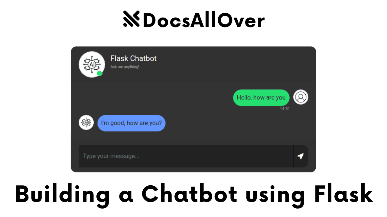 Docsallover - Building a Chatbot using Flask and Microsoft Dialogpt