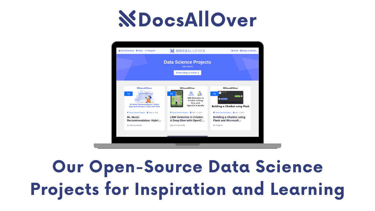 Docsallover - Our Open-Source Data Science Projects for Inspiration and Learning