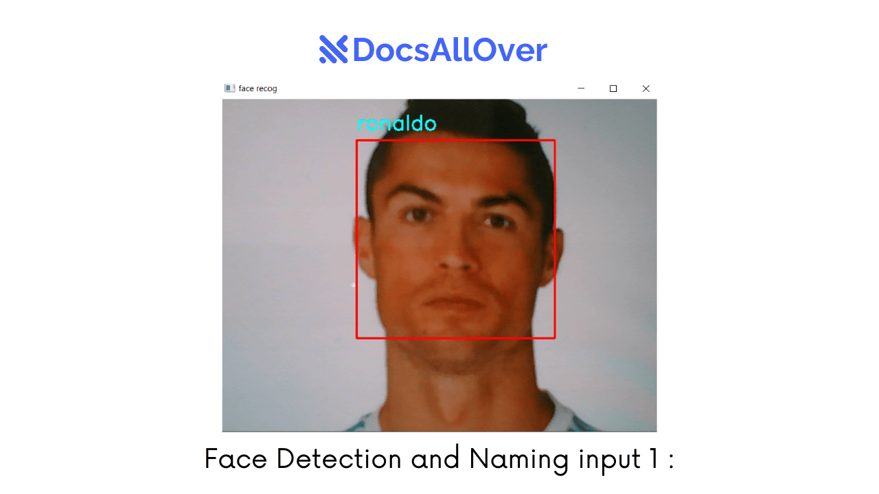 Face Recognition System Input 1