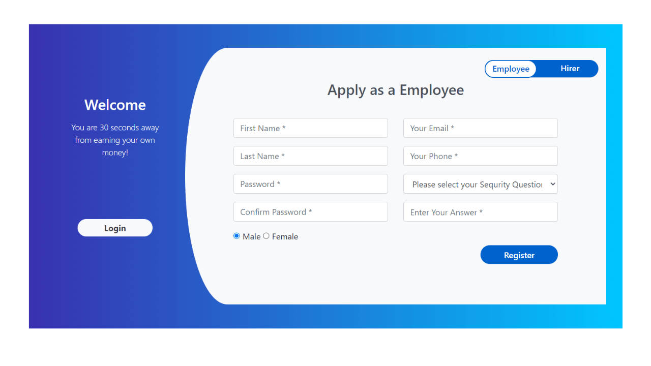 DocsAllOver - Dual Design Registration Form in Bootstrap 4