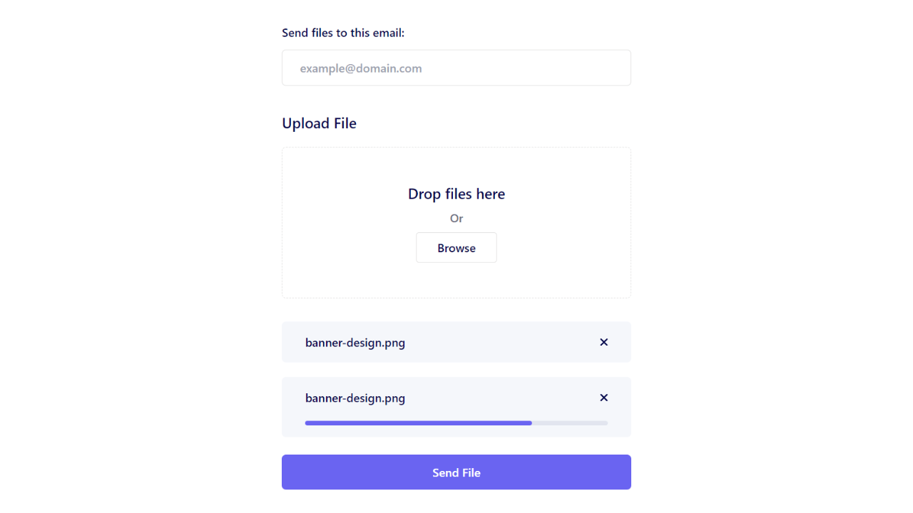 DocsAllOver - File Upload Form with Tailwind CSS