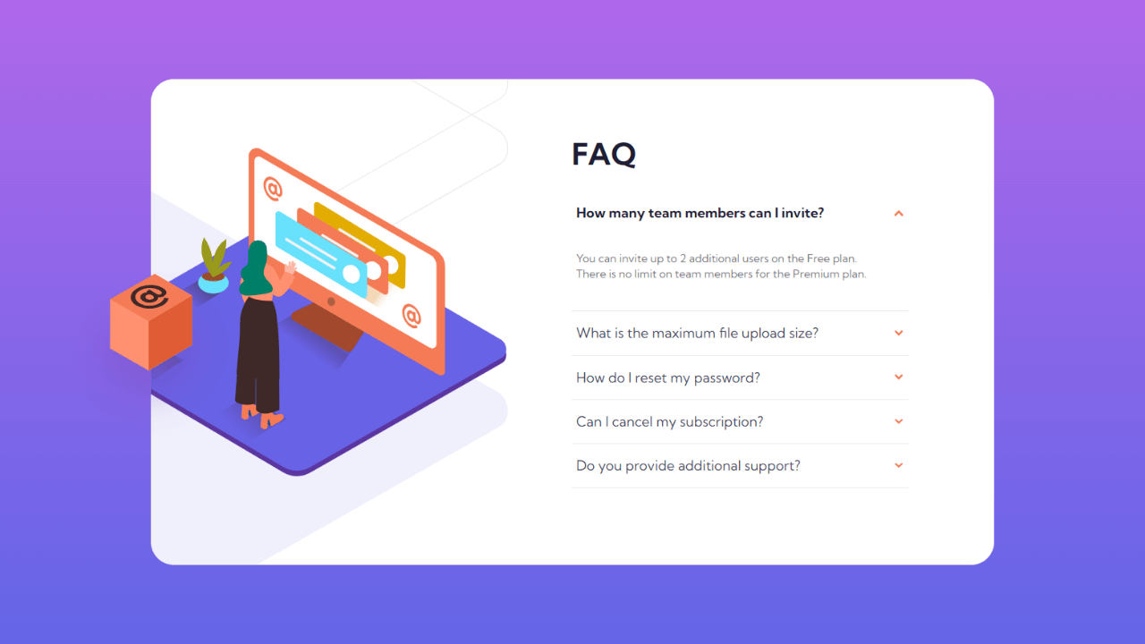 DocsAllOver - Lightweight FAQ Accordion Component with CSS