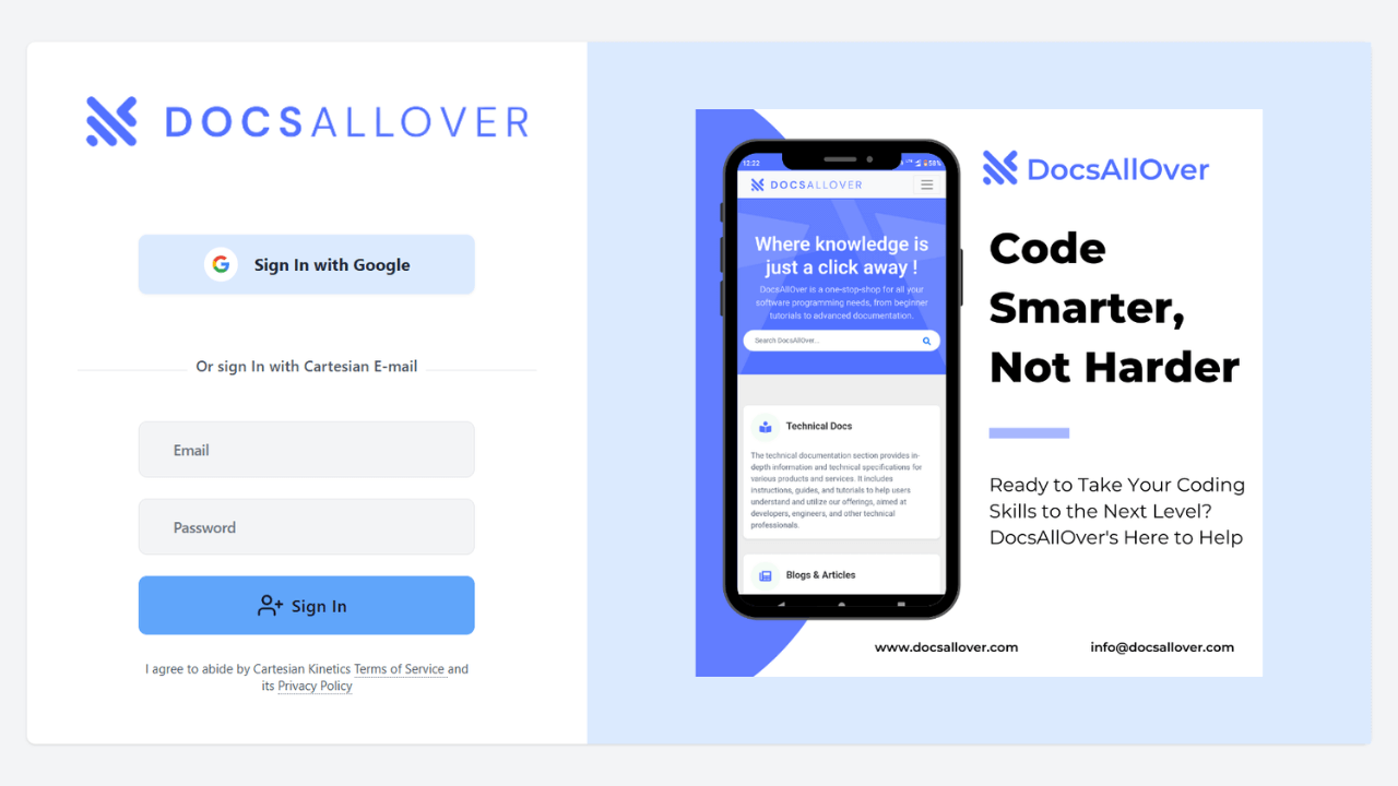 DocsAllOver - Responsive Registration Form with Image in Tailwind CSS