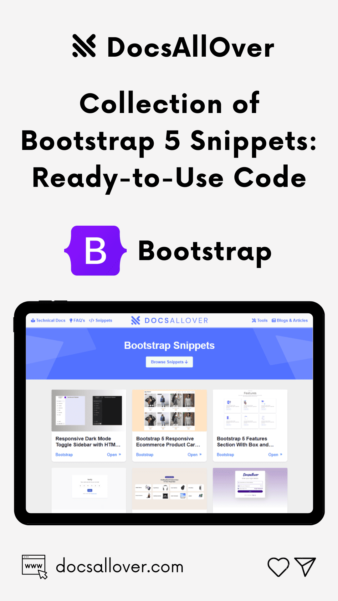 DocsAllOver - Bootstrap Snippets