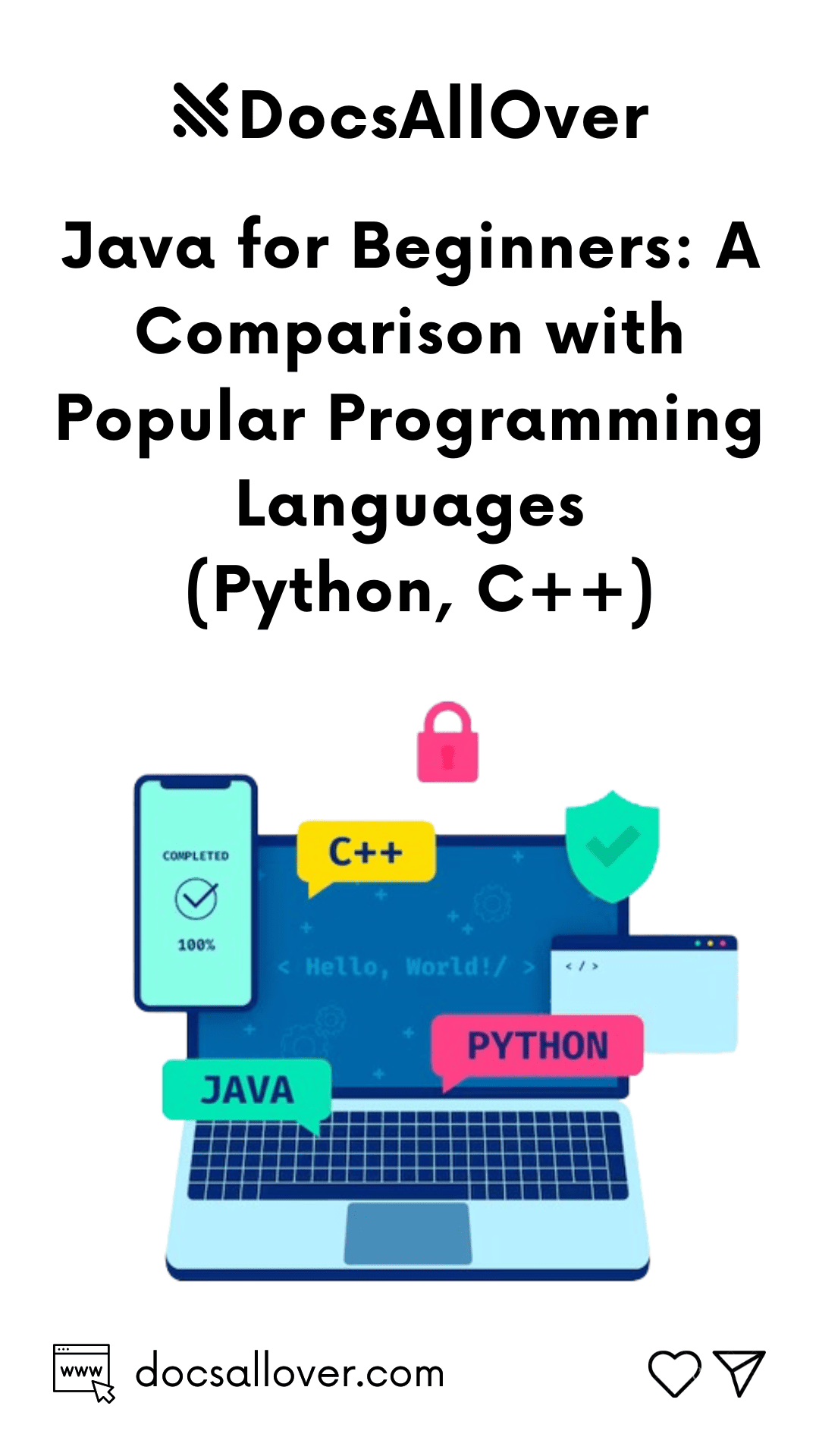 DocsAllOver - Java for Beginners: A Comparison with Popular Programming Languages (Python, C++)