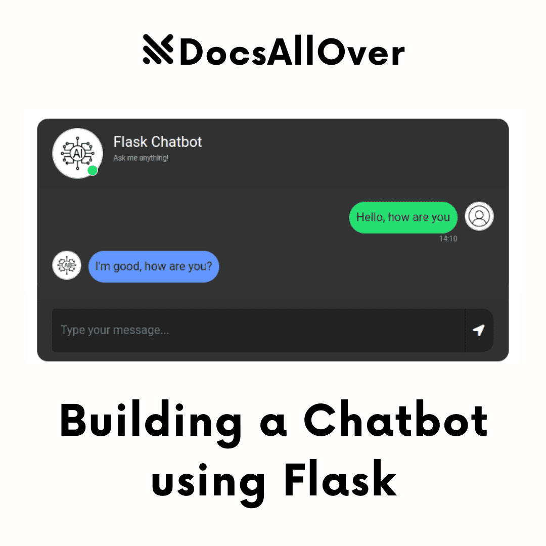 DocsAllOver - Building a Chatbot using Flask and Microsoft Dialogpt