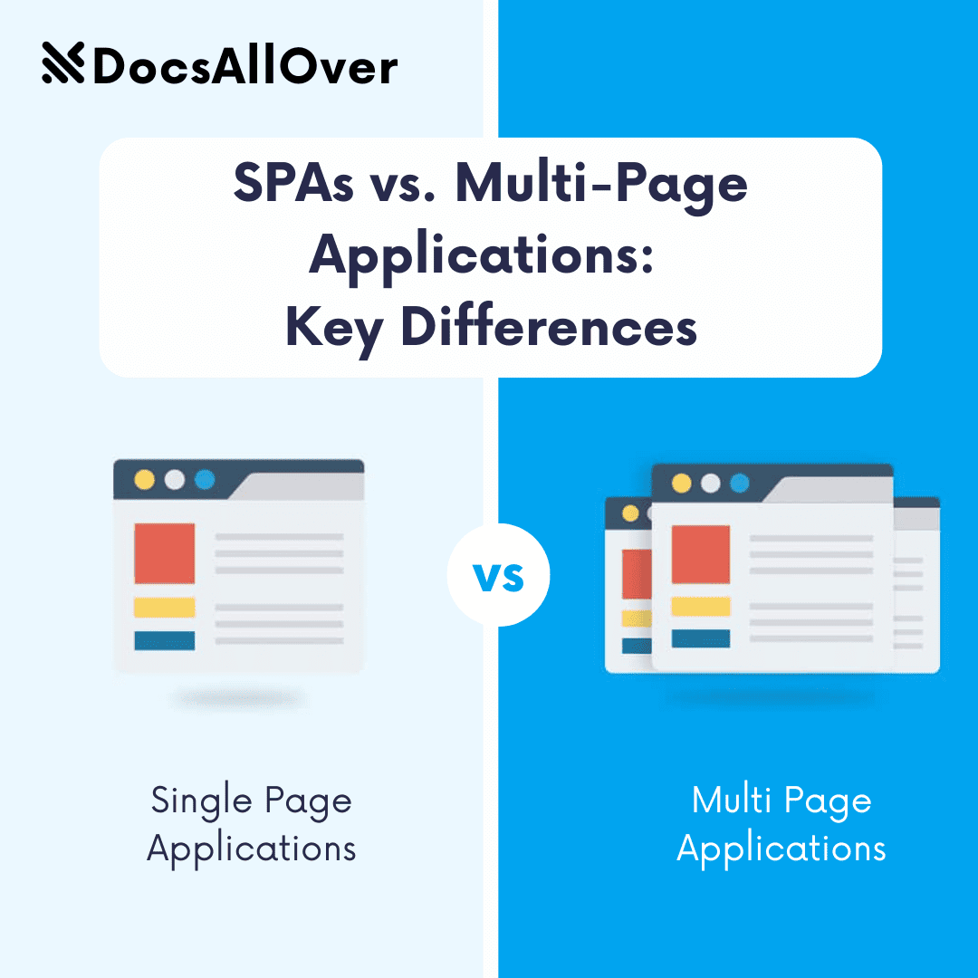 DocsAllOver - SPAs vs. Multi-Page Applications: Key Differences